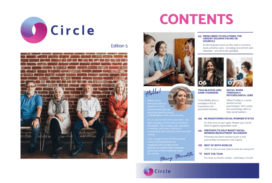 circle contents page